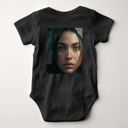 Rain hood girl romper (Achterkant)