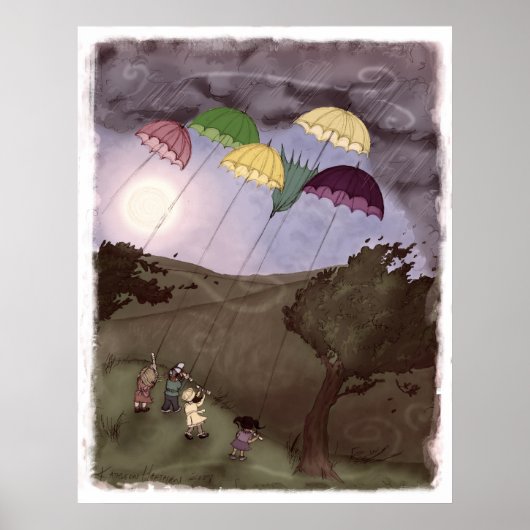 Rain Kites Poster (Voorkant)