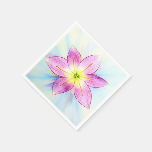 Rain Lily servetten (Hoek)