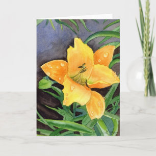 Rain Lily, wenskaart Kaart
