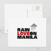 Rain Love on Manila Briefkaart (Voorkant / Achterkant)