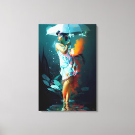 Rain Parade - Ken Gage Art Canvas Afdruk