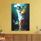 Rain Parade - Ken Gage Art Canvas Afdruk (Insitu (Woonkamer))