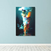 Rain Parade - Ken Gage Kunst Canvas Afdruk (Insitu (Houten vloer))