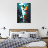 Rain Parade - Ken Gage Kunst Canvas Afdruk (Insitu (Slaapkamer))