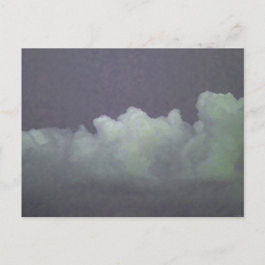 "Rain Puffs" - Briefkaart (Voorkant)