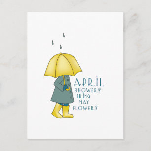 Rain Saying Briefkaart