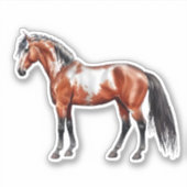 Rain Spirit - Pferd, stehend -  Sticker (Voorkant)