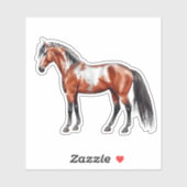 Rain Spirit - Pferd, stehend -  Sticker (Vel)