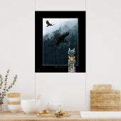 RAIN SPIRITS Art Poster (Keuken)