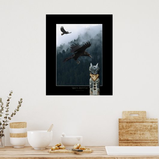 RAIN SPIRITS Art Poster (Keuken)