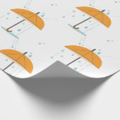 Rain Umbrella Cadeaupapier (Hoek)
