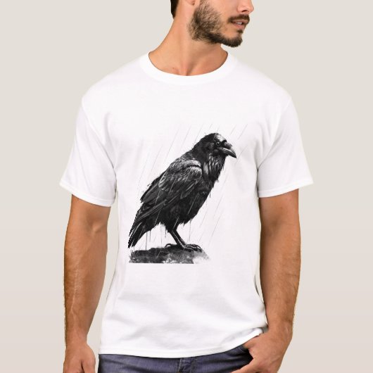 Rain Whispers, Raven's Wijsheid T-shirt (Voorkant)