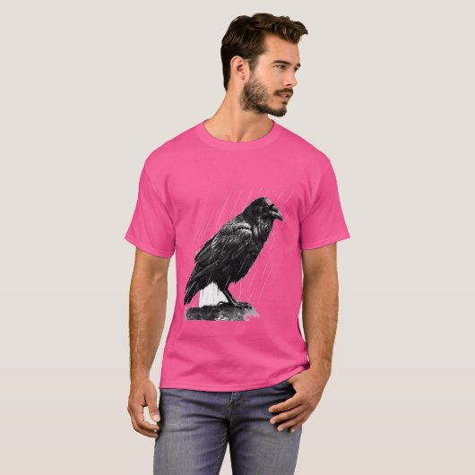 Rain Whispers, Raven's Wijsheid T-shirt (Voorkant volledig)