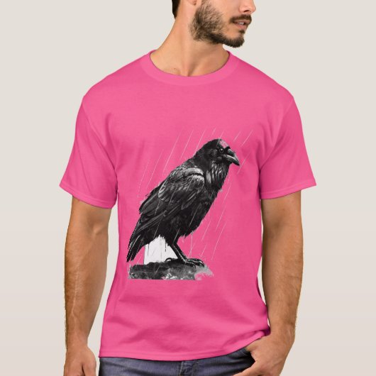 Rain Whispers, Raven's Wijsheid T-shirt (Voorkant)