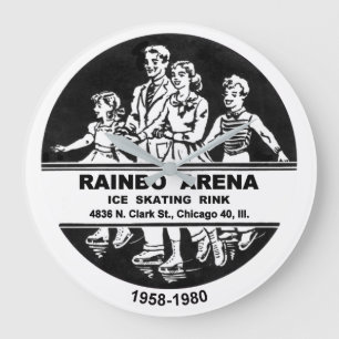 Rainbo Arena IJsschaatsbaan, Chicago, IL Grote Klok