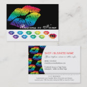 Rainbo Kisses over zwart en wit - Loyalty Rewards (Voorkant / Achterkant)