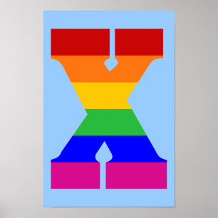 Rainbobligatie X Poster