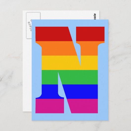 Rainbobordbrief N Briefkaart (Voorkant / Achterkant)