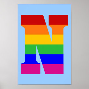 Rainbobordbrief N Poster