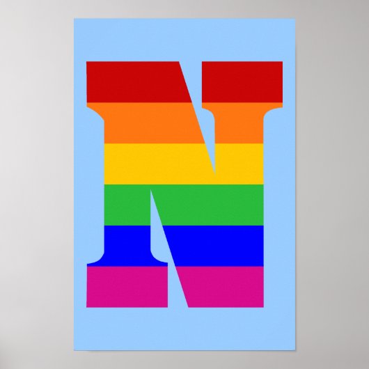 Rainbobordbrief N Poster (Voorkant)