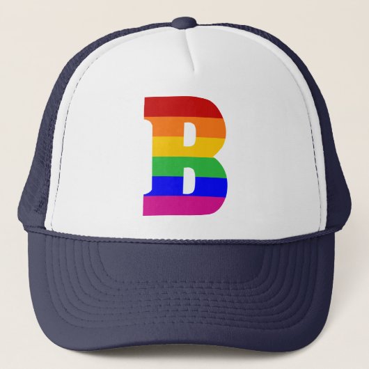 Rainbobordetekst B Trucker Pet (Voorkant)