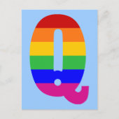 Rainbobordetekst Q Briefkaart (Voorkant)