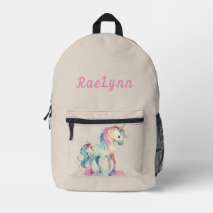 Rainbocorn gepersonaliseerd bedrukte rugzak