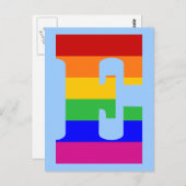 Rainboegbrief E Briefkaart (Voorkant / Achterkant)