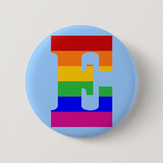 Rainboegbrief E Ronde Button 5,7 Cm (Voorkant)