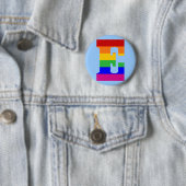 Rainboegbrief E Ronde Button 5,7 Cm (In situ)