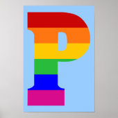 Rainboegbrief P Poster (Voorkant)