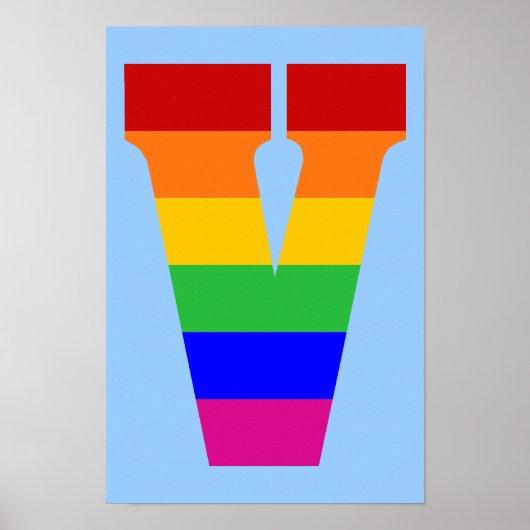 Rainboegbrief V Poster (Voorkant)