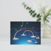 Rainbogen Briefkaart (Staand voorkant)