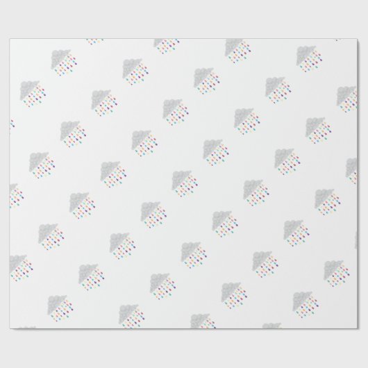 Rainbogen Cadeaupapier (Vlak)