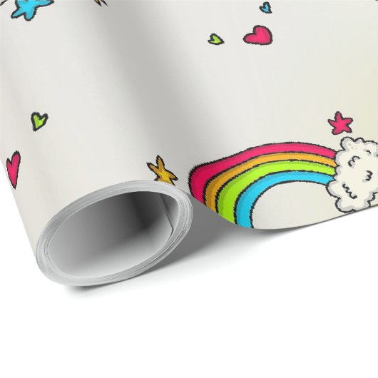 Rainbogen Cadeaupapier (Rol Hoek)
