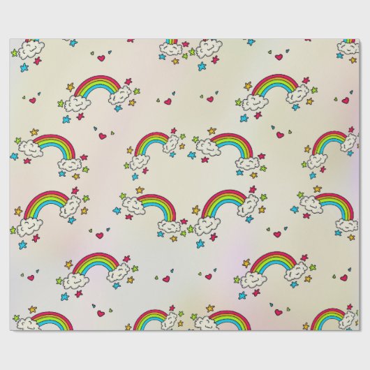 Rainbogen Cadeaupapier (Vlak)