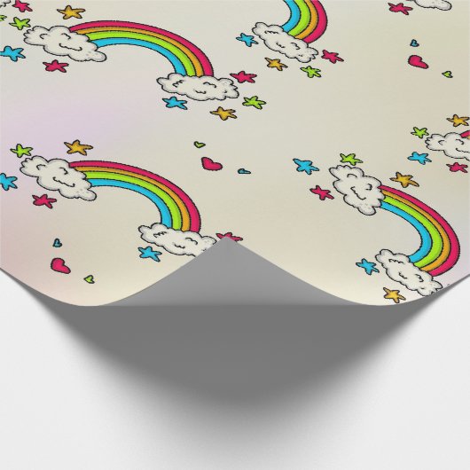 Rainbogen Cadeaupapier (Hoek)