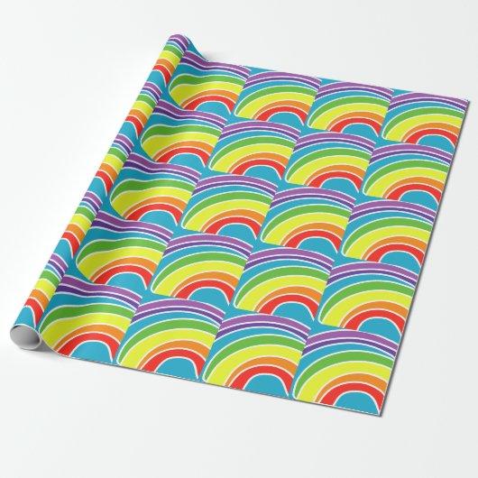 Rainbogen Cadeaupapier (Uitgerold)