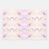 Rainbogen en eendrieken van zacht deegmeel inpakpapier vel (Voorkant 2)