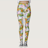 Rainbogen en eendrieken zonder tijdsaanduiding leggings (Voorkant)