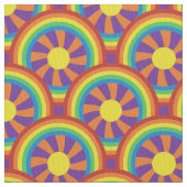 Rainbogen en grafisch patroon van de Stijl van de  Stof (Close Up)