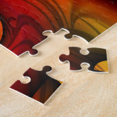 Rainbogen en honing | Rainbow Fractal Art Legpuzzel (Zijkant)