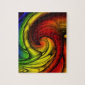Rainbogen en honing | Rainbow Fractal Art Legpuzzel (Verticaal)
