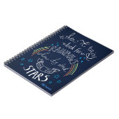 Rainbogen en sterren - SPIRAAL Journal Notitieboek (Linkerzijde)