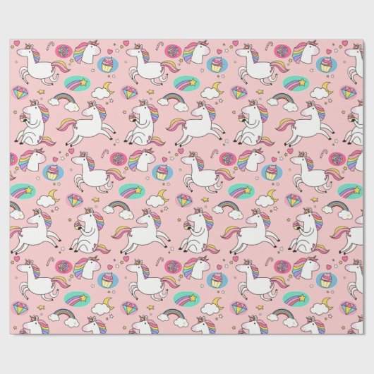 Rainbogen en strijkpapier cadeaupapier (Vlak)