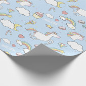 Rainbogen en strijkpapier cadeaupapier (Hoek)