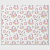 Rainbogen en strijkpapier cadeaupapier (Vlak)