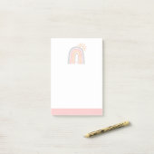Rainbogen en Sunshine Post-it® Notes (Op bureau)