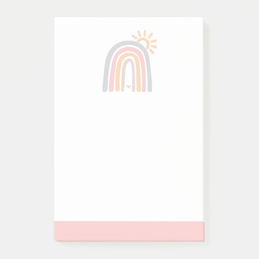 Rainbogen en Sunshine Post-it® Notes (Voorkant)